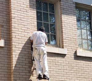 prepping exterior windows
