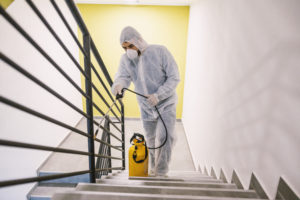 disinfecting-stairs-office